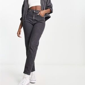 Levi's Black Straight Leg High-Rise Jeans